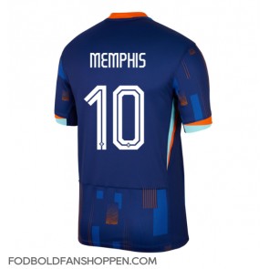 Holland Memphis Depay #10 Udebanetrøje EM 2024 Kortærmet